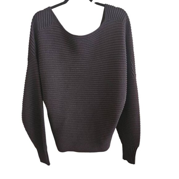 Victoria Victoria Beckham Sweater Womens Medium 100% Wool Ribbed Chunky Luxury O - Picture 3 of 6